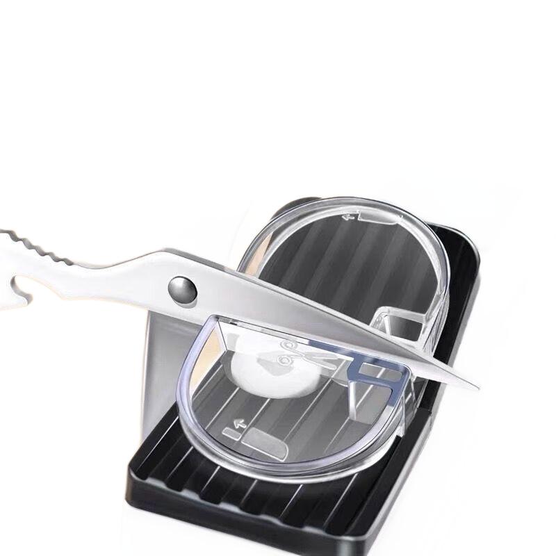 Electric Knife Sharpener, Automatic Blade Grinding, Household Multifunctional Kitchen Knife Sharpener with Fine Grinding Stone