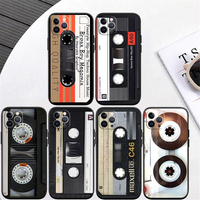 Cassette Vintage Tape Phone Case for Samsung Galaxy S20 S21 Ultra FE Plus A26 A30 A30S A31 A52 A42 A50 A50S