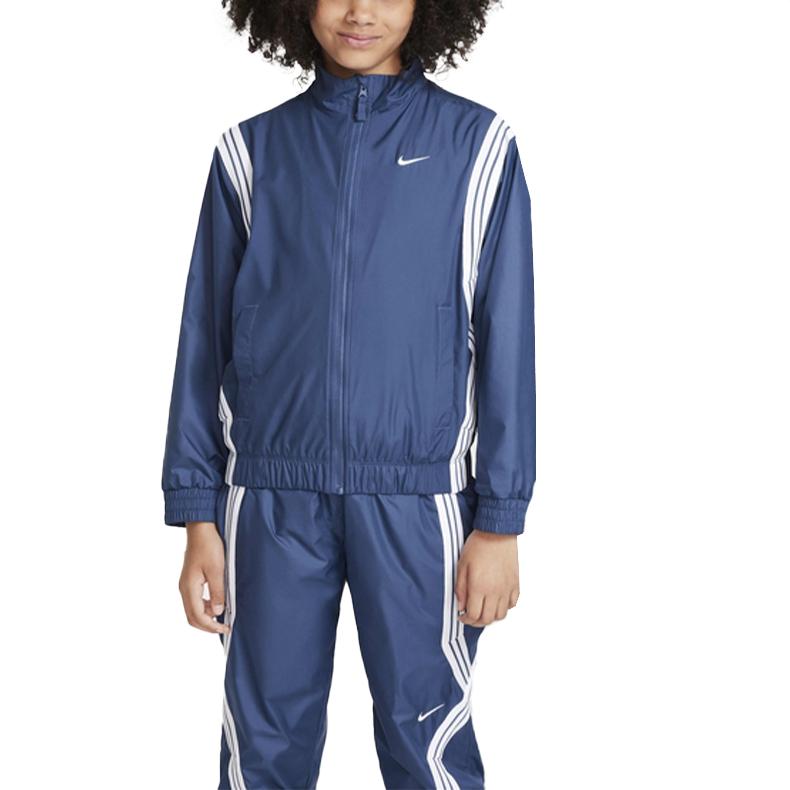 Nike Jacket Mysterious Deep Sea Blue/White Children Aged 3 7 Years Old FZ5233-461