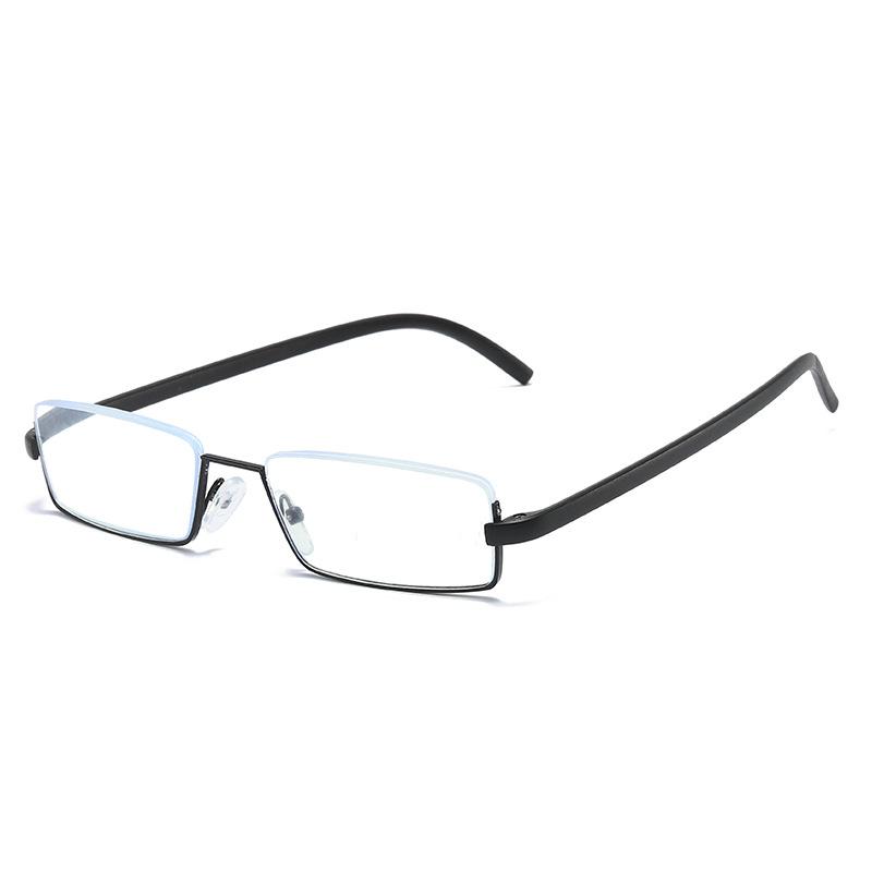 

Металлические очки для чтения с защитой от синего света, мужские очки с диоптриями в полуоправе, мужские очки +1,0 1,5 2,0 2,5 3,0 3,5 4,0 3.5