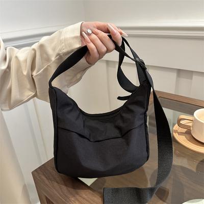 Mode Schulter Messenger Bag Casual Bag Solid Color Foreign Style Einfache Make-Up Tasche Frauen
