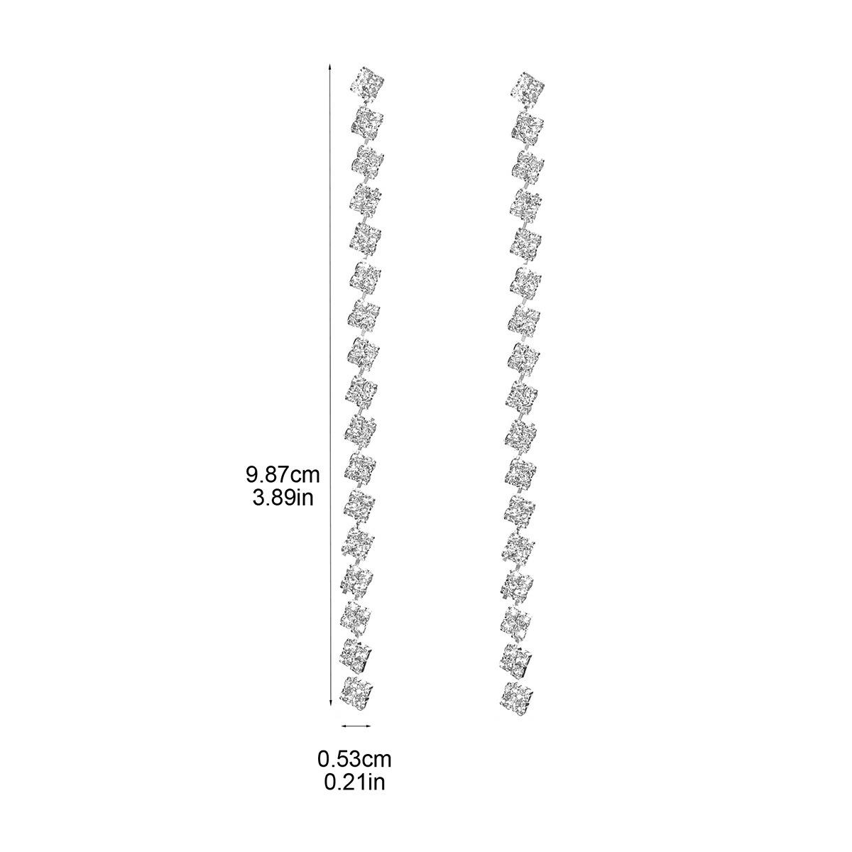 Модные супер-вспышки длинные серьги темперамент роскошные серьги женские серьги 1 пара — фото 3