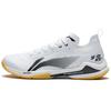 Li Ning Sprint Pro Badminton-Schuhe Unisex Niedrig geschnitten Standard Weiß/Schwarz AYAS012-4