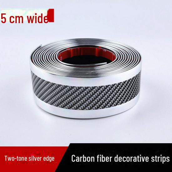 

Универсальная карбоновая накладка на порог и бампер автомобиля, предотвращающая столкновения