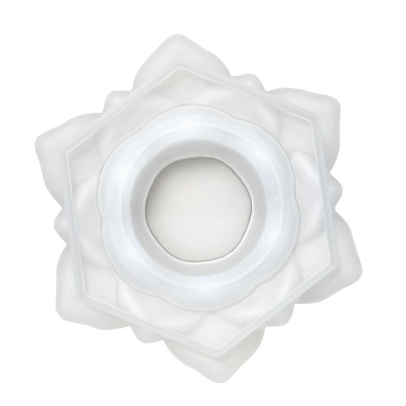 1Pc DIY Crystal Epoxy Resin Lotus Epoxy Storage Box Mold Aromatherapy Gypsum Handmade Potted Candle Cup Mold
