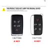 5 Bottons Metal Car Key Cover Case Shell for Land Rover Evoque Discovery 4 Evoque for Jaguar F-Pace F-Type XE XF XJ Freelander
