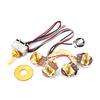 Guitar Wiring Harness 3 Way A250K 2V 2T and Jack Prewired Guitar Wiring Hareness