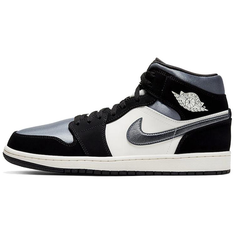 New Jordan 1 Mid 'Satin Grey Toe' 852542-011