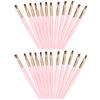 24 SZT Przenośne Pędzelki do Ust Pędzel do Makijażu Aplikator do Szminki Narzędzie do Makijażu z Długim Uchwytem