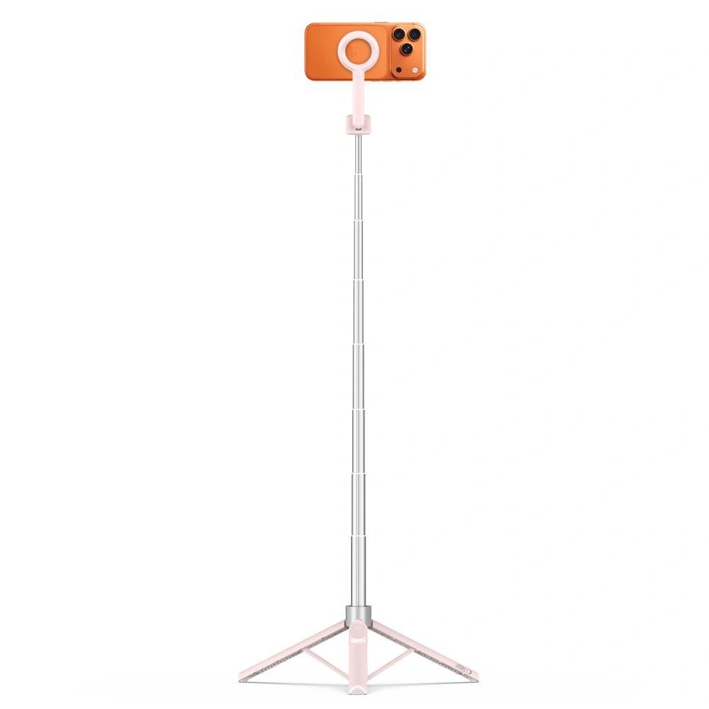 Selfie Stick Tech-Protect L10S Bluetooth - Rózówo-Szary
