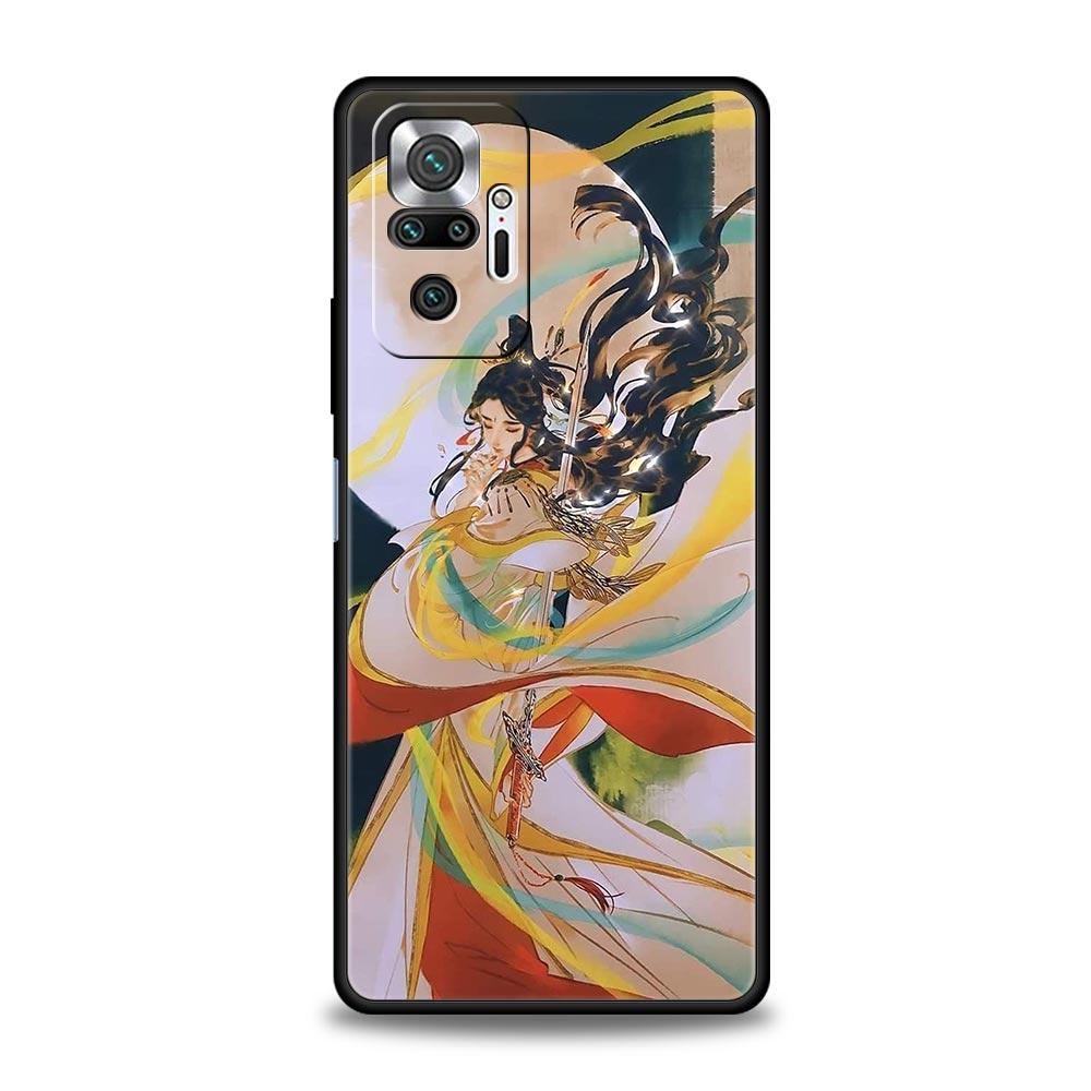 Phone Case Cover for Redmi 14C 10C Note 15 14 13 12 10 11 Pro Plus K40 5G Soft TPU Shockproof Fundas Heaven Official’s Blessing