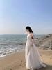 Chiffon Mesh Slim Waist Suspender Long Skirt - 2024 Style Women's Fashion