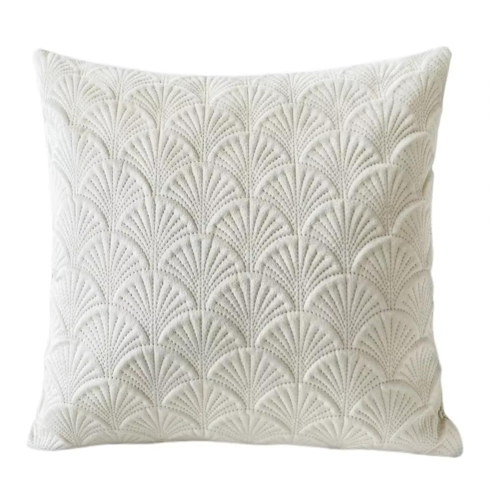 1pc design velvet cushion cover 45*45cm decorative throw pillow case for sofa livingroom bedroom decor pillow cover beige grey