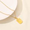 Sun Moon Star Jewelry Classic Stainless Steel Necklace 50cm Chain On The Neck Necklaces For Women Men Pendant Trendy Choker Gift