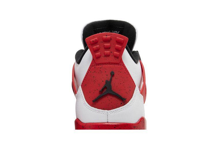 Men's Sneakers Nike Jordan 4 Retro Red Cement White/Fire Red/Black/Neutral Grey