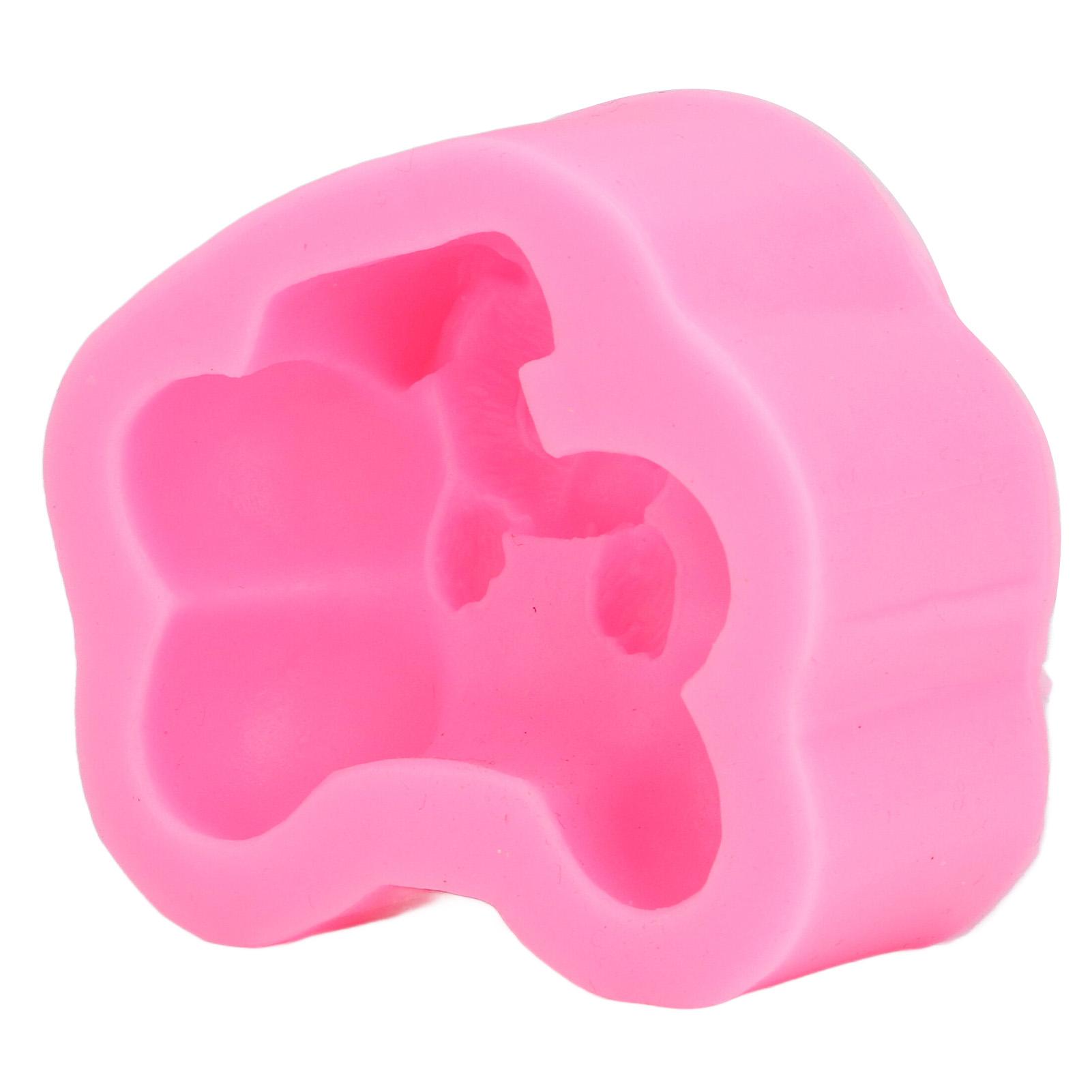 Силиконовая форма Гибкая Мягкая Многоразовая Милая Форма Животного Форма для Украшения Инструмент для Выпечки для DIY Тортов Шоколада Мастики