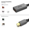 Compactly Mini DP To Hdmis Converters 4K Gold Plate Interfaces For Laptops Office Home Theater Durability for Long Last