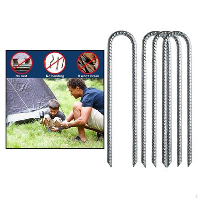 4er-Pack Heavy Duty Trampolin-Erdnägel 12" Windanker Heringe für Outdoor-Schaukel