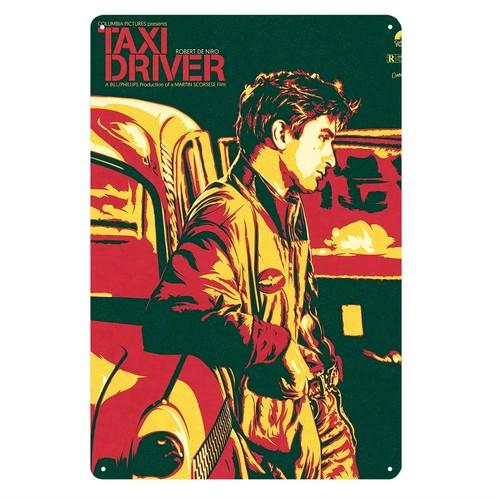Таксист Роберт Де Ниро Фильм Металлический Плакат Жестяной Знак 20x30см Коллекционная Тарелка Алюминий 20x30cm（7.8x11.8inch）
