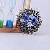 Alloy Drip Color Crystal Diamond Brooch Brooch Brooch, Sweater Accessory Pin