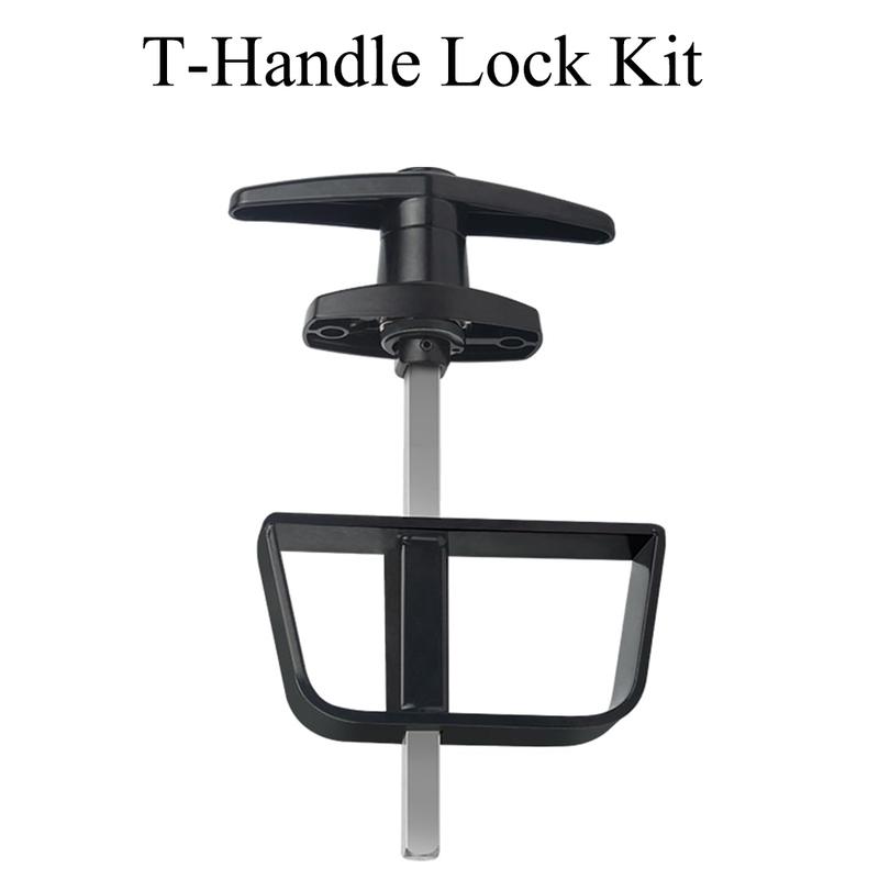 1pc T-Shaped Handle Lock Garage Lock Door Handle Zinc Alloy Anti-theft Lock T Handle Rear Campervan Door Lock Furniture Hardware