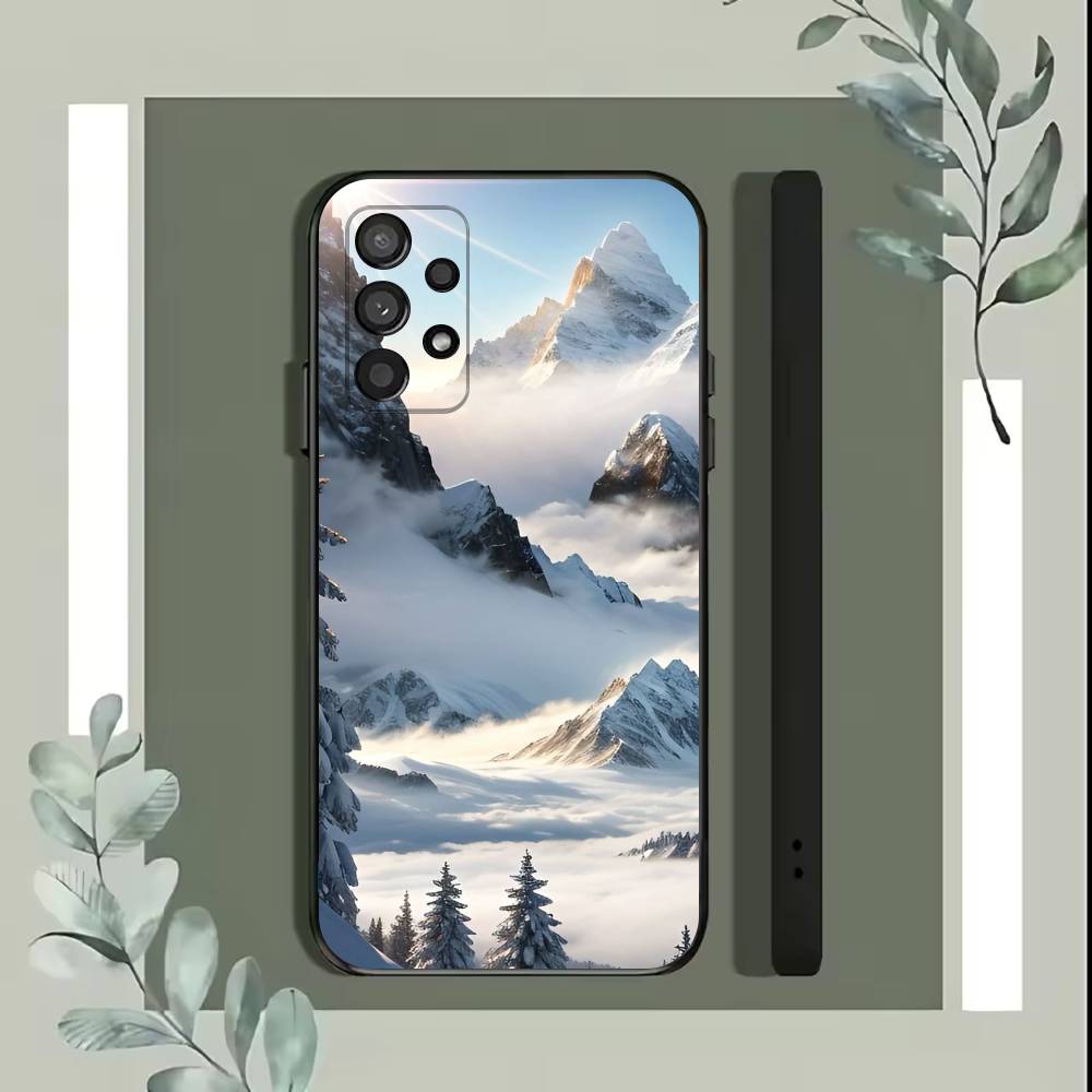 Sacred Mount Everest   Phone Case For Samsung S25,S24,S21,S22,S23,S30,Ultra,S20,Plus,Fe,Lite,5G Black Cover
