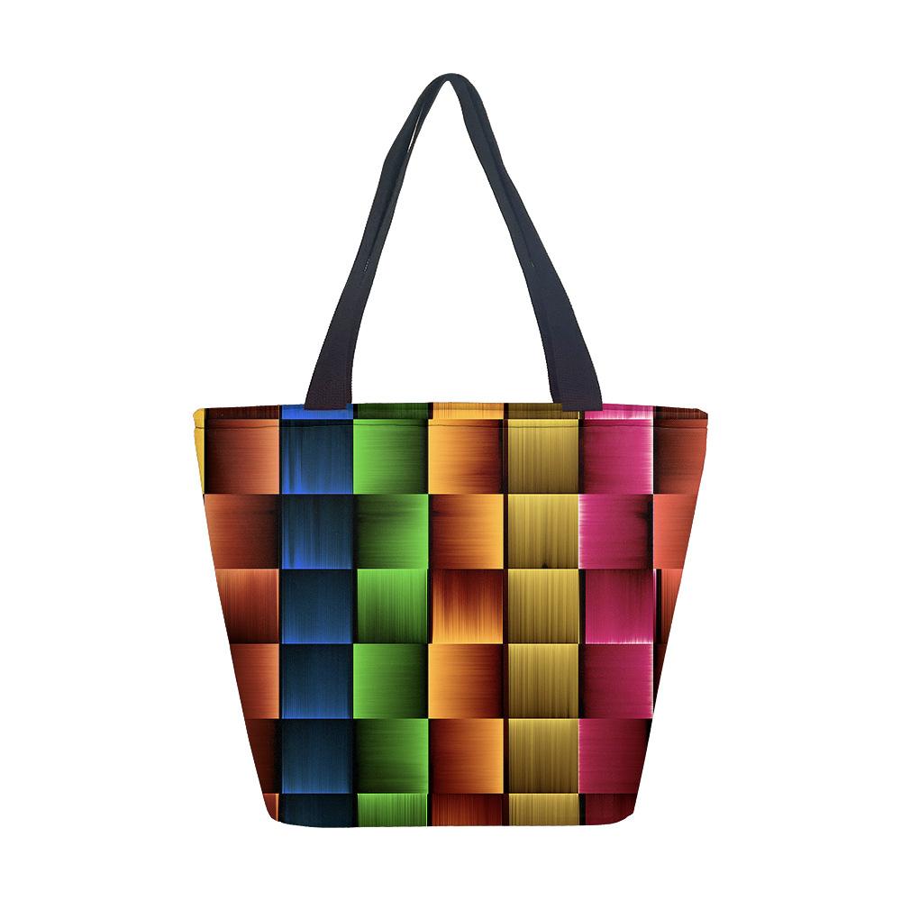 Women's Handbag No Theme Girl Shoulder Bag Printed Canvas Bag Fashion Trend Large Capacity Tote Bag