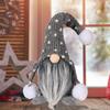 Christmas Faceless Rudolf Doll with Knitted Hat Ornament