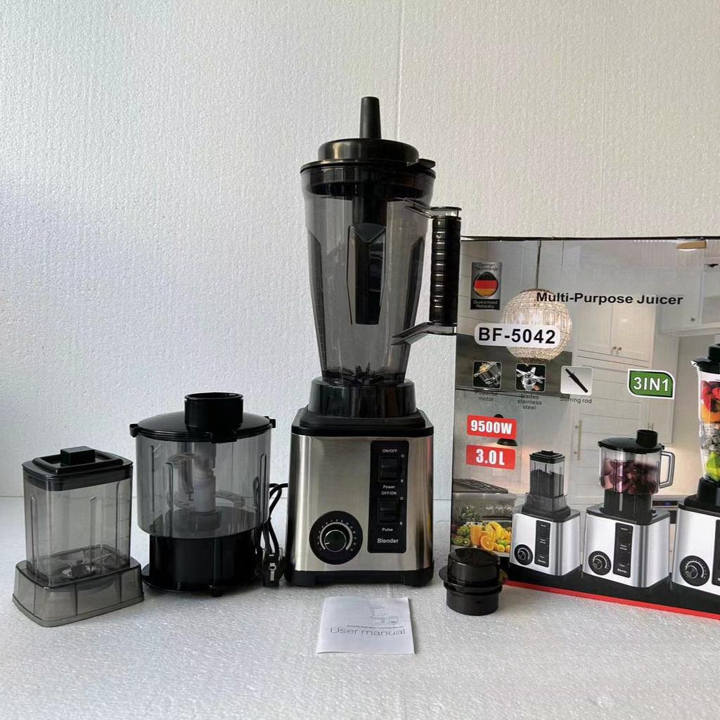 Liquidificador Elétrico Multifuncional 6 em 1 3L Grande Capacidade Doméstico Extrator de Frutas Cozinha Culinária Triturador de Gelo