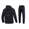 Under Armour Gradient Reflective Logo Jacket Letter Print Woven Sports Long Pants Casual Sports Suit Men Suit Black 22600401-001+22500706-001