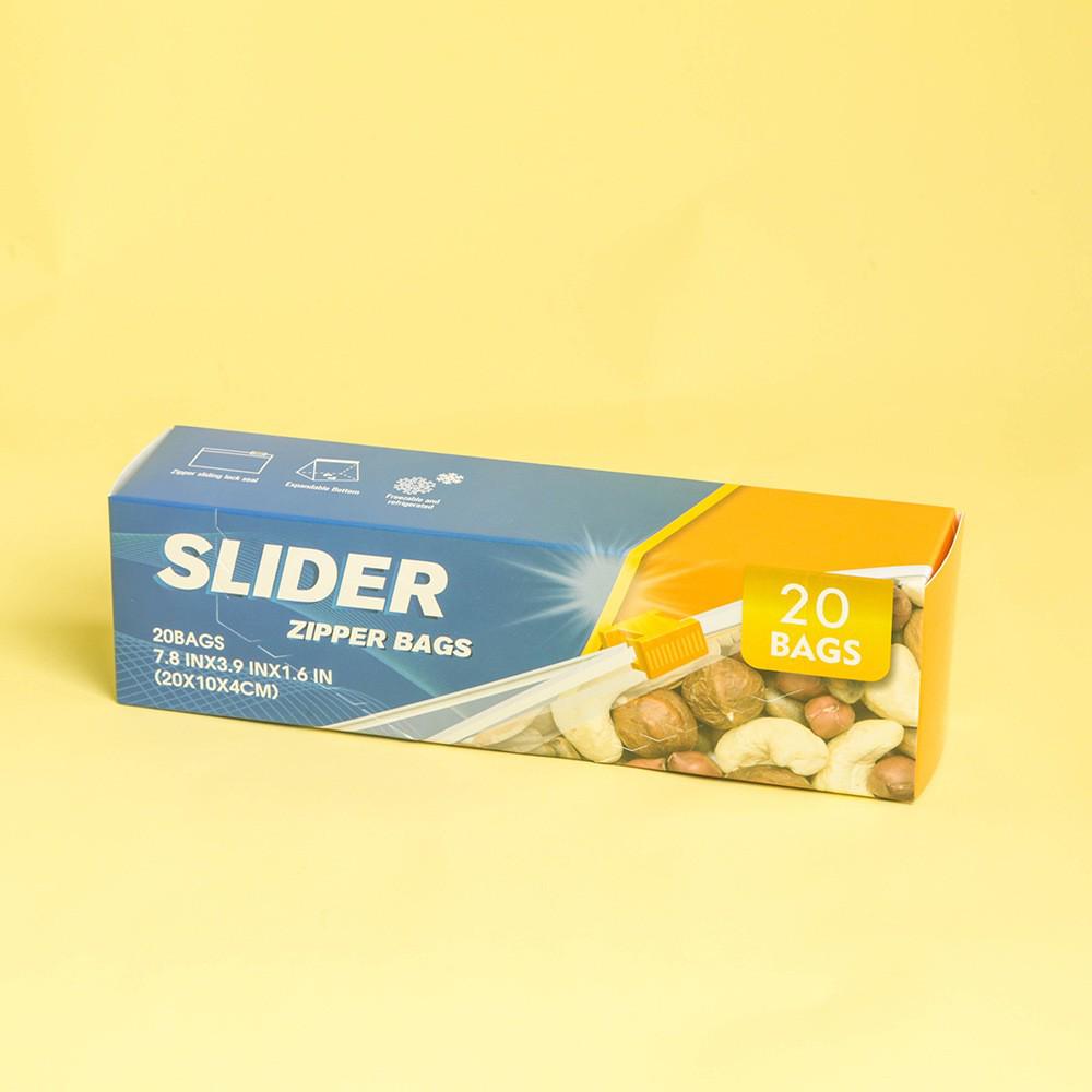 Multi-functional Food Grade Slider Zipper Seal Bag