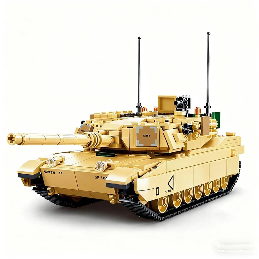 781 Peças B0892 Modelo de Tanque do Exército M1A2 Sep V2 Abrams Blocos de Construção Brinquedos de Tijolos para Crianças Kits de Construção Presente