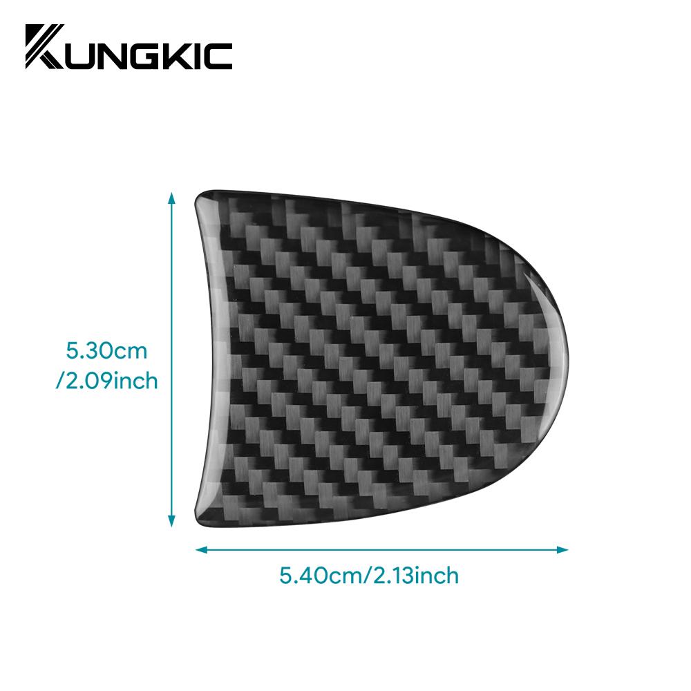 Real Soft Carbon Fiber Sticker For Subaru Crosstrek 2025 Impreza 2025 Car Below Steering Wheel Panel Interior Trim Accessories