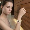 Elegant Enamel Cuff Bangles Wide Geometric Bracelet Personality Bohemian Drip Oil Bracelet  Women