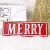Creative Christmas Welcome Card DIY Christmas Sign Plaque New Christmas Pendant  Merry Christmas
