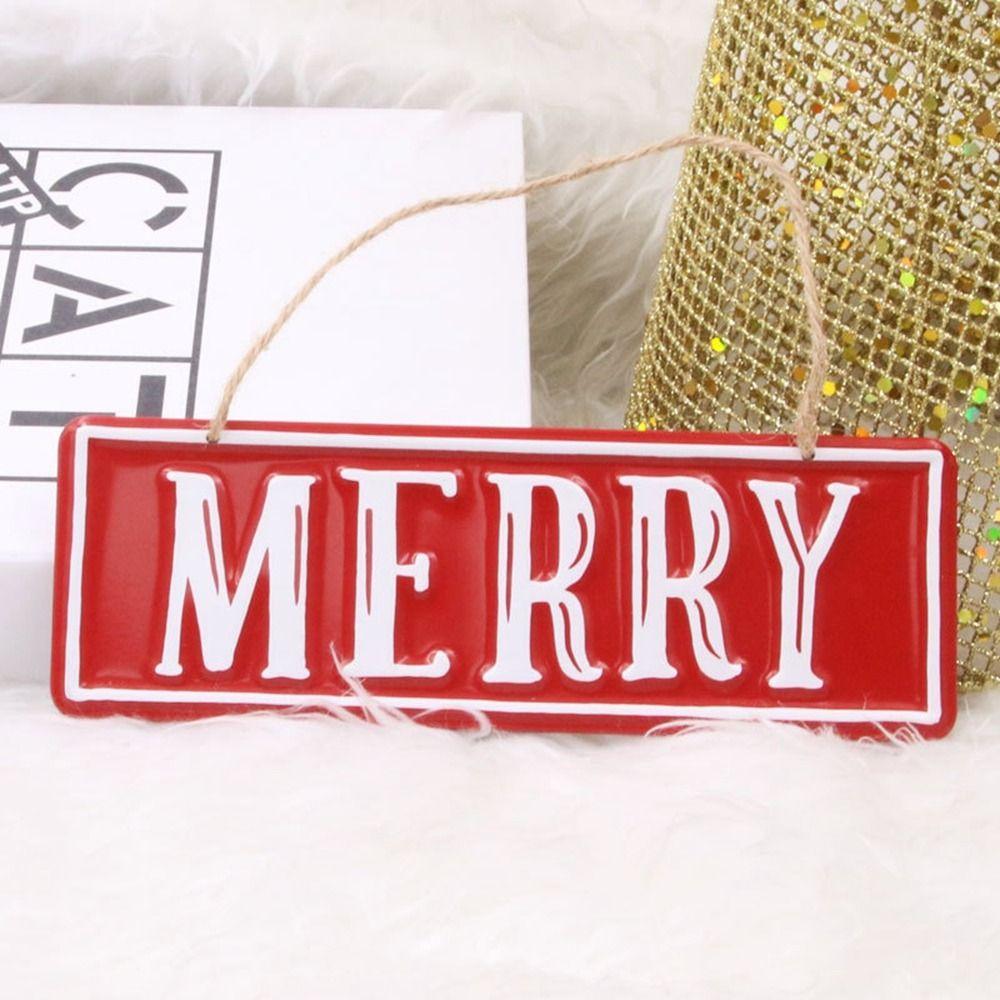 Creative Christmas Welcome Card DIY Christmas Sign Plaque New Christmas Pendant  Merry Christmas