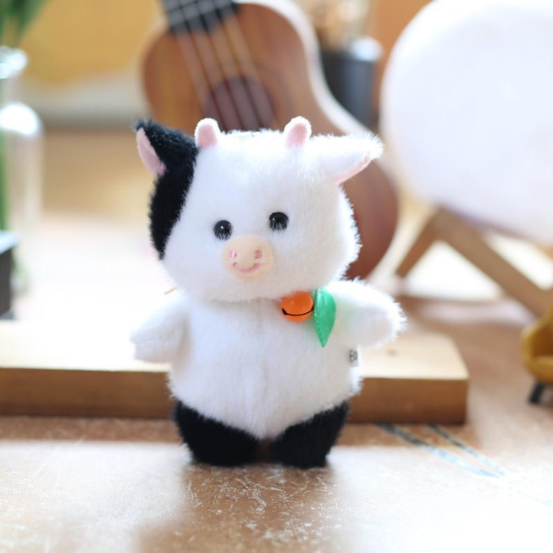 Panda Animal Monkey Soft Short Plush Keychain Stuffed Toy With Pp Cotton