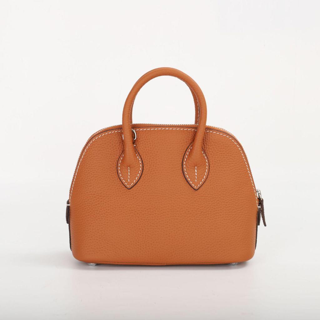 2025 Women's Fashion Leather Mini Shell Handbag - Large Capacity Single Shoulder Crossbody Bag