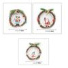 Elk deer Christmas Garland Simulation Christmas Front Door Pendant  Christmas Decorations