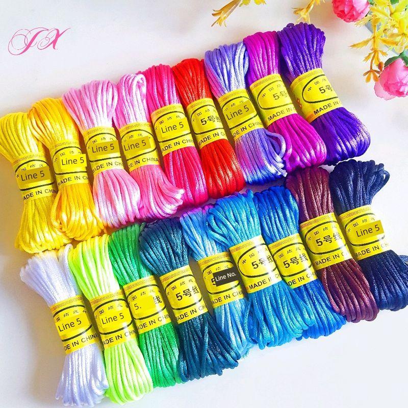 

Сделай сам Китайский узел Плетёная красная верёвка Горячая проволока Upgraded 18-color Suit A