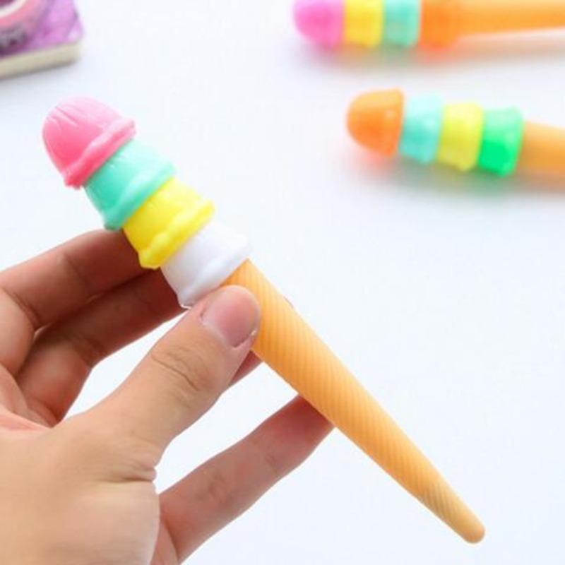 1 Piece Stationery Cute Sweet Ice Cream Lovely Candy Gel Pens School Officel Supplies Gift