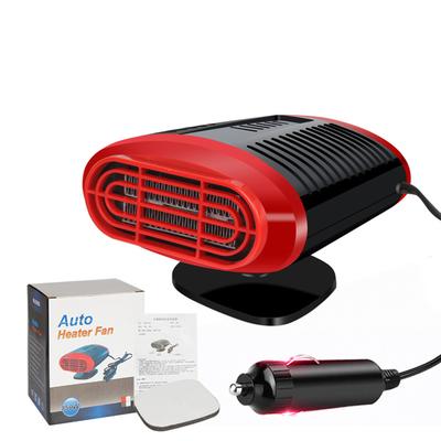 Ventilador Aquecedor de Carro 360 Graus Ajustável 150W Aquecimento Rápido Portátil Desembaçador Descongelador para