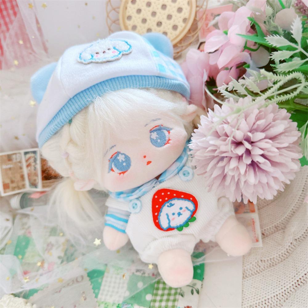 Dress Up Cotton Doll Suit Strap Pants Plush Dolls Clothes Cotton Doll Clothes Set  Children's Gift