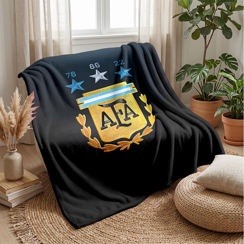 Argentina Theme blanket Soft Flannel Blanket Plush Throw Blanket Cozy Sofa Bed Blanket for Home Decor