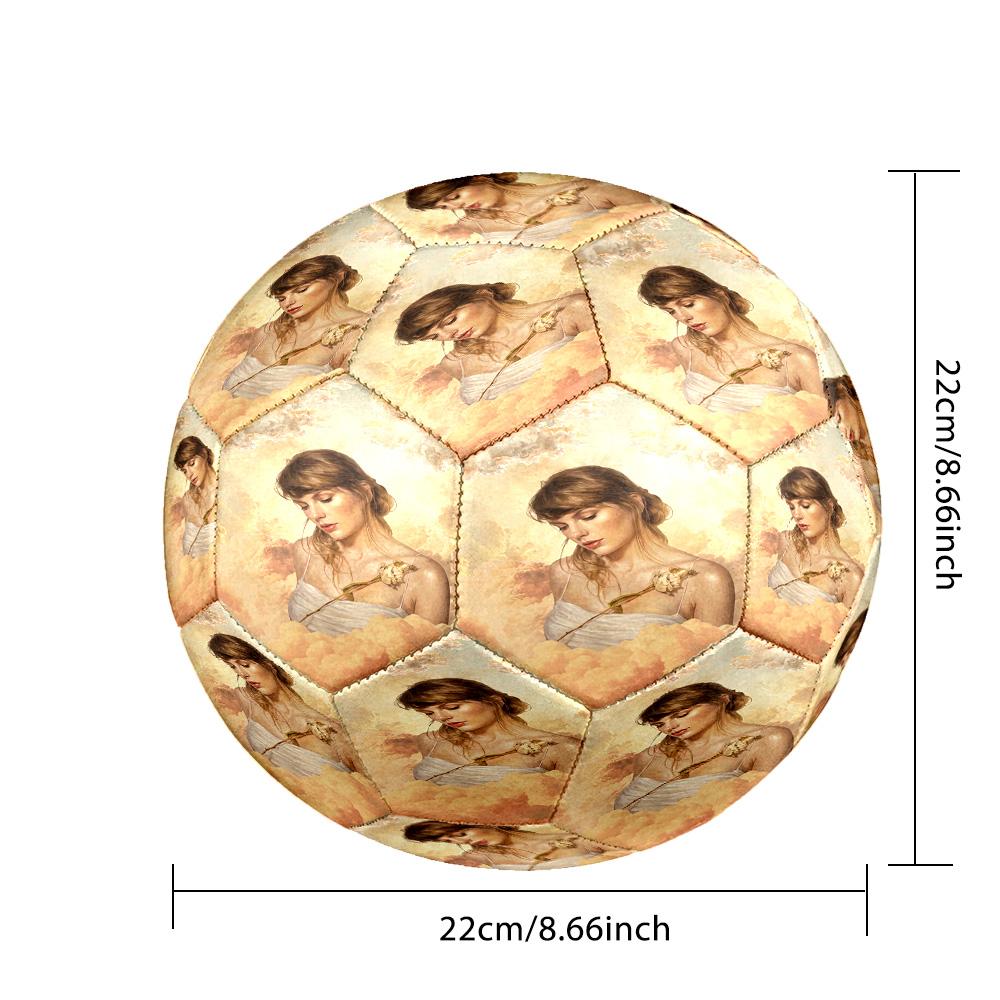 Taylor Swift Size 5 Soccer Ball, Durable Standard Football For Training Match Outdoor Sports