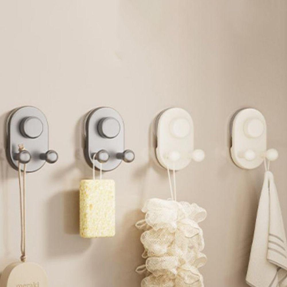 3 PCS Non-Marking Suction Cup Hooks Moisture-proof Kitchen Storage Hooks Wall Hook Living Room