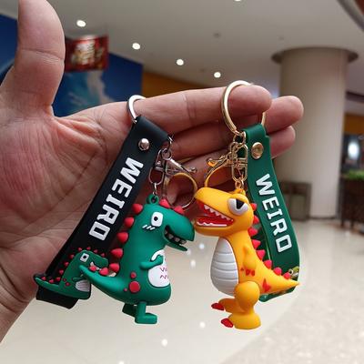 Dinosaur Doll Keychain Epoxy Bag Car Key Pendant School Bag Cartoon Pendant Keychain