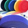 10M/Roll Double Side Hook and Loop Tape 10/12/14.5/20mm Green Garden Tape  Cable Management