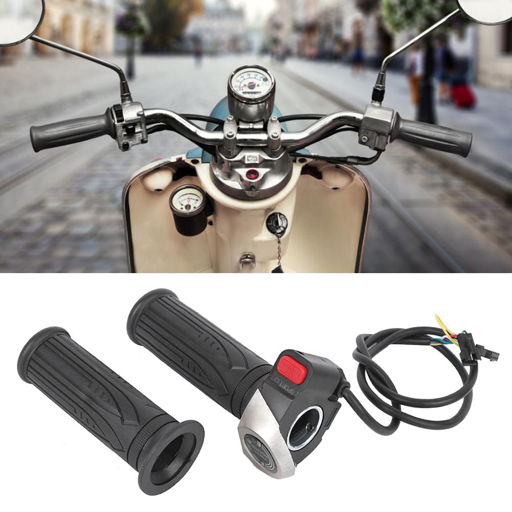 Electric Bike Lithium Battery Power Storage Universal Throttle Grip 24V500W Brush Controller Set
