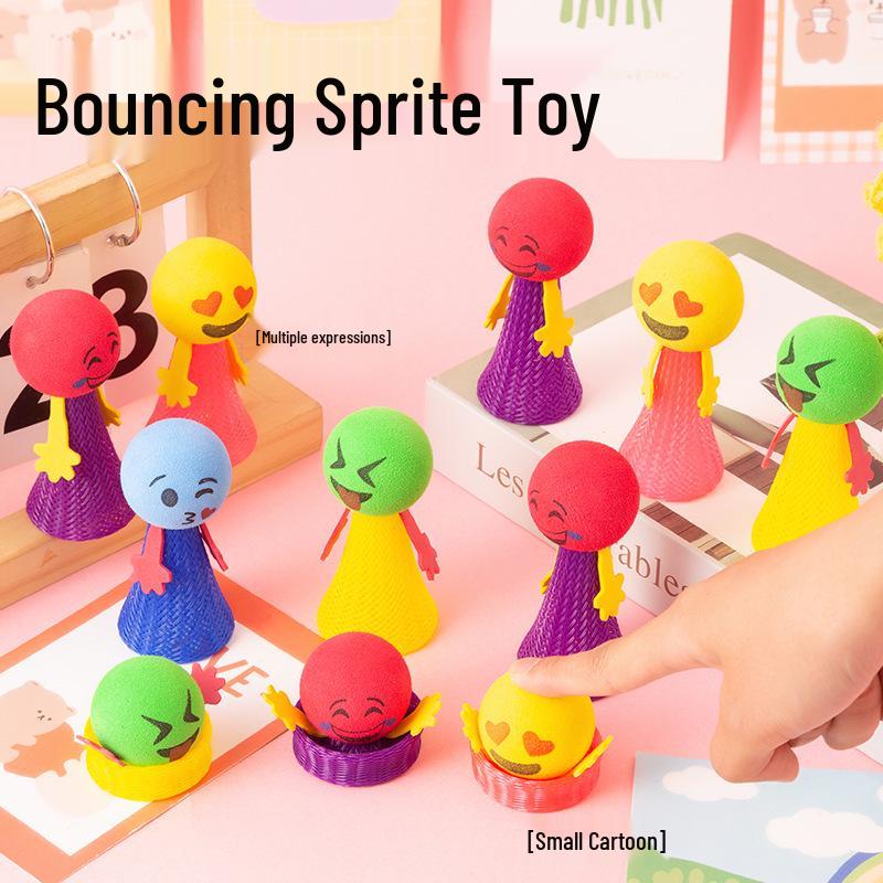 

Glow-in-the-Dark Bouncing Man Prank Toy for Kids - Stress Relief & Fun Small 3*6CM (3000/box)